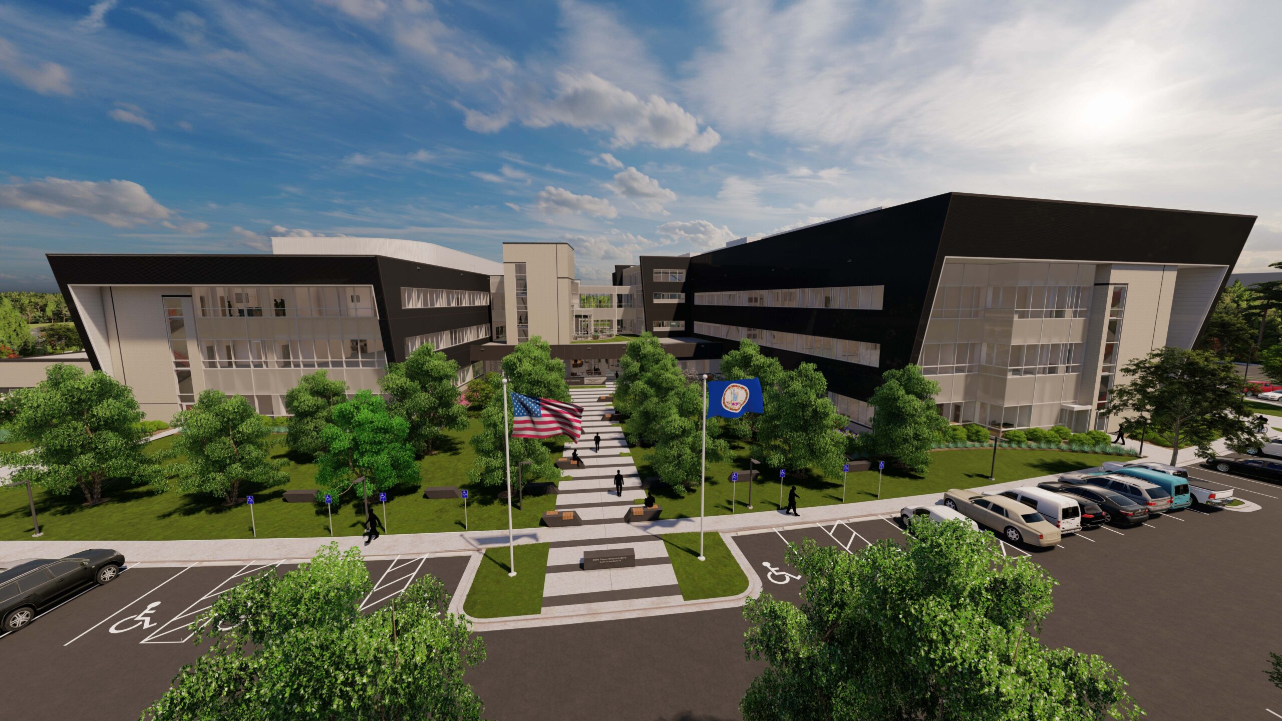 DFS Central Lab rendering - Virginia Department of Forensic Science